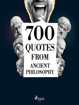 cover image of 700 Quotations from Ancient Philosophy